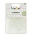 BABY SNAP : Pressions rondes TRANSPARENT
