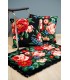 VERCACO : Kit Canevas coussin ROSES noires