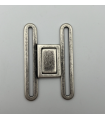 Boucle de ceinture Argent 30mm