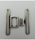 Boucle de ceinture Argent 30mm