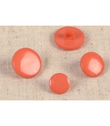 Bouton bonbon sur pied 12mm - Orange
