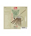 PRYM: KIT Crochets tunisiens en bambou avec cables interchangeables