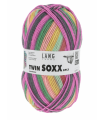 Twin Soxx 8ply ROSE VERT JAUNE
