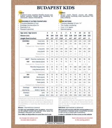 IKATEE : pyjama BUDAPEST Enfant