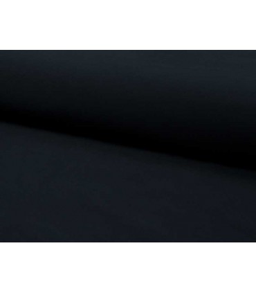 Popeline Organique Bio NOIRE