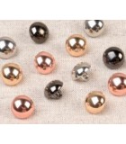Bouton Boule en métal 10mm